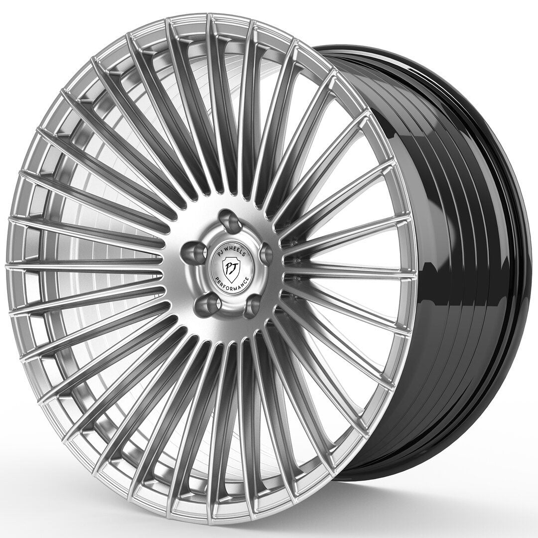 PJ Wheels PJW-P10 Silver 24 Zoll