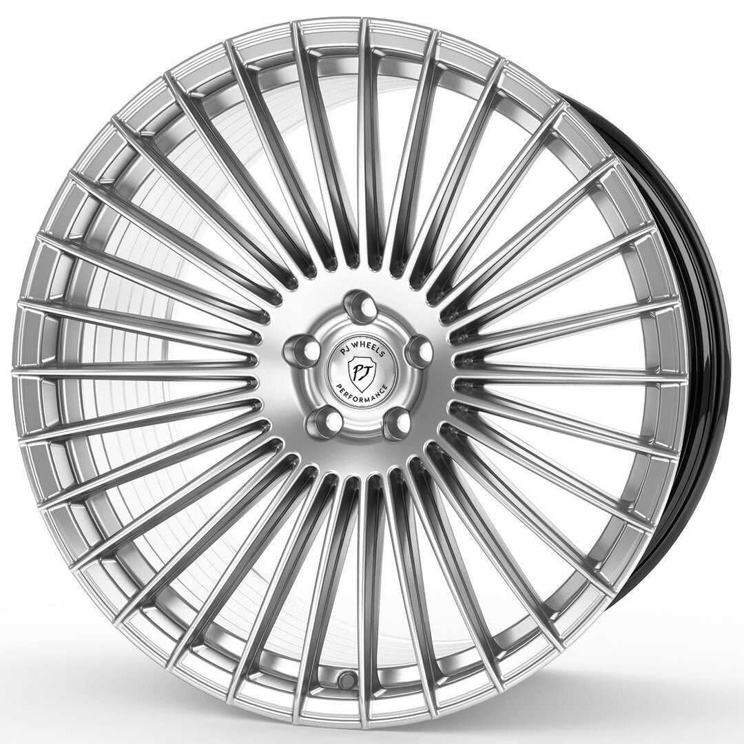 PJ Wheels PJW-P10 Silver 24 Zoll