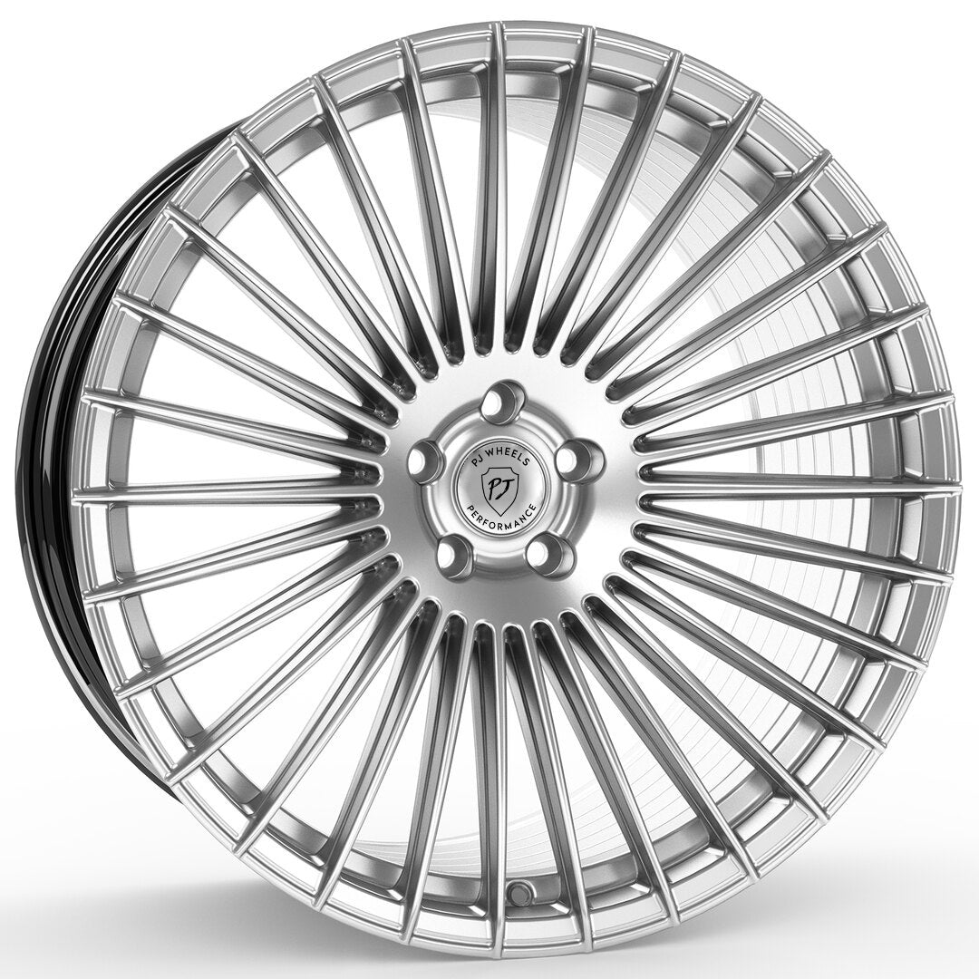 PJ Wheels PJW-P10 Silver 24 Zoll